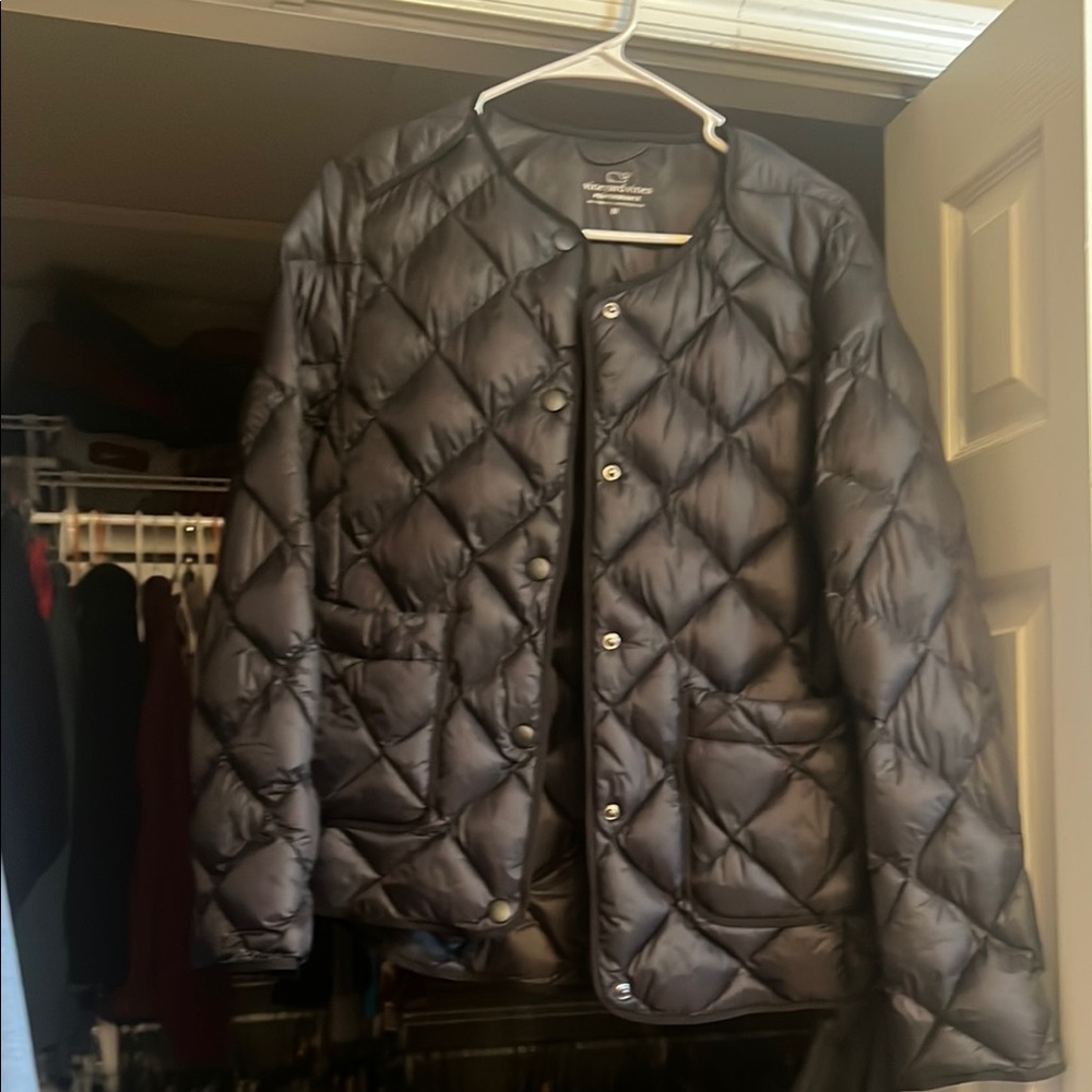 Vineyard Vines Black Puffer Jacket